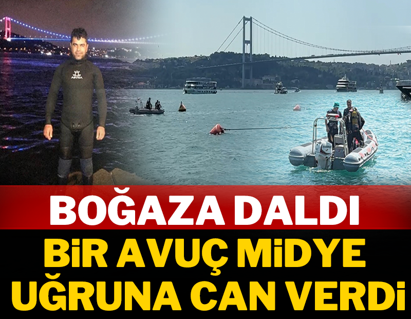 Midye toplamak boğaza daldı: Cesedi bulundu!