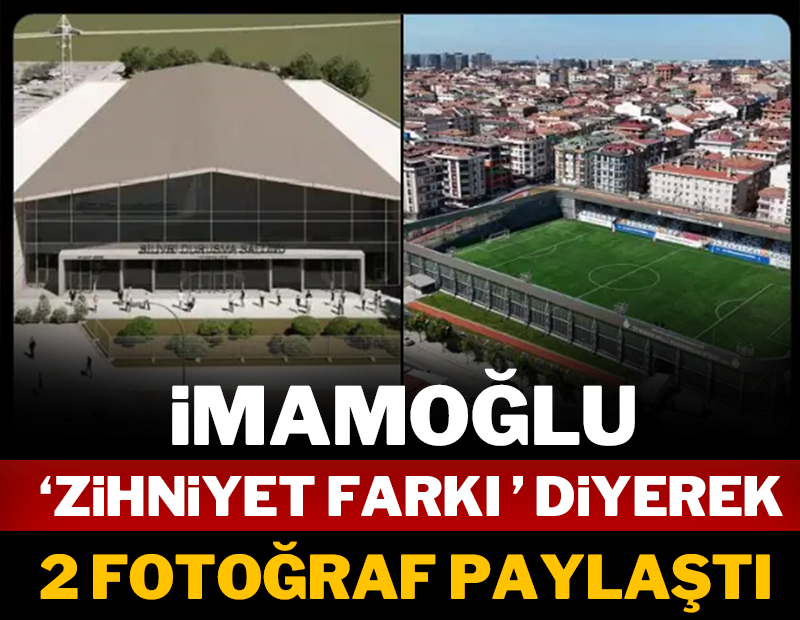 İmamoğlu 'zihniyet farkı' diyerek 2 fotoğraf paylaştı!