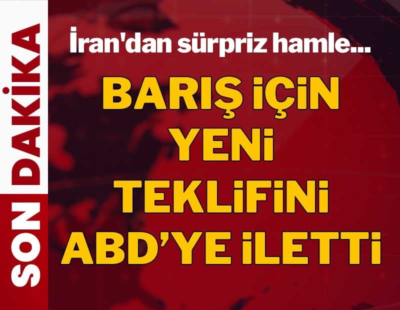 İran'ın yeni teklifi ABD'ye iletildi