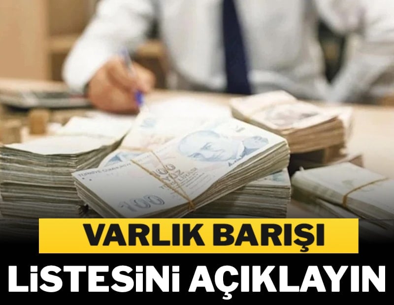 Varlık barışı listesini açıklayın