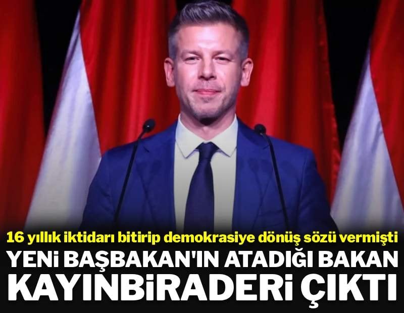 Büyük umutlarla göreve başlamıştı: Yeni Macaristan Başbakanı kabineye kayınbiraderini aldı