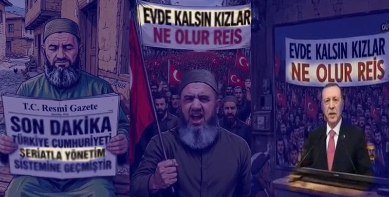 Kızılay kimliği ile şeriat propagandası: Erdoğan'a çağrı yaptılar 'Evde kalsın kızlar'