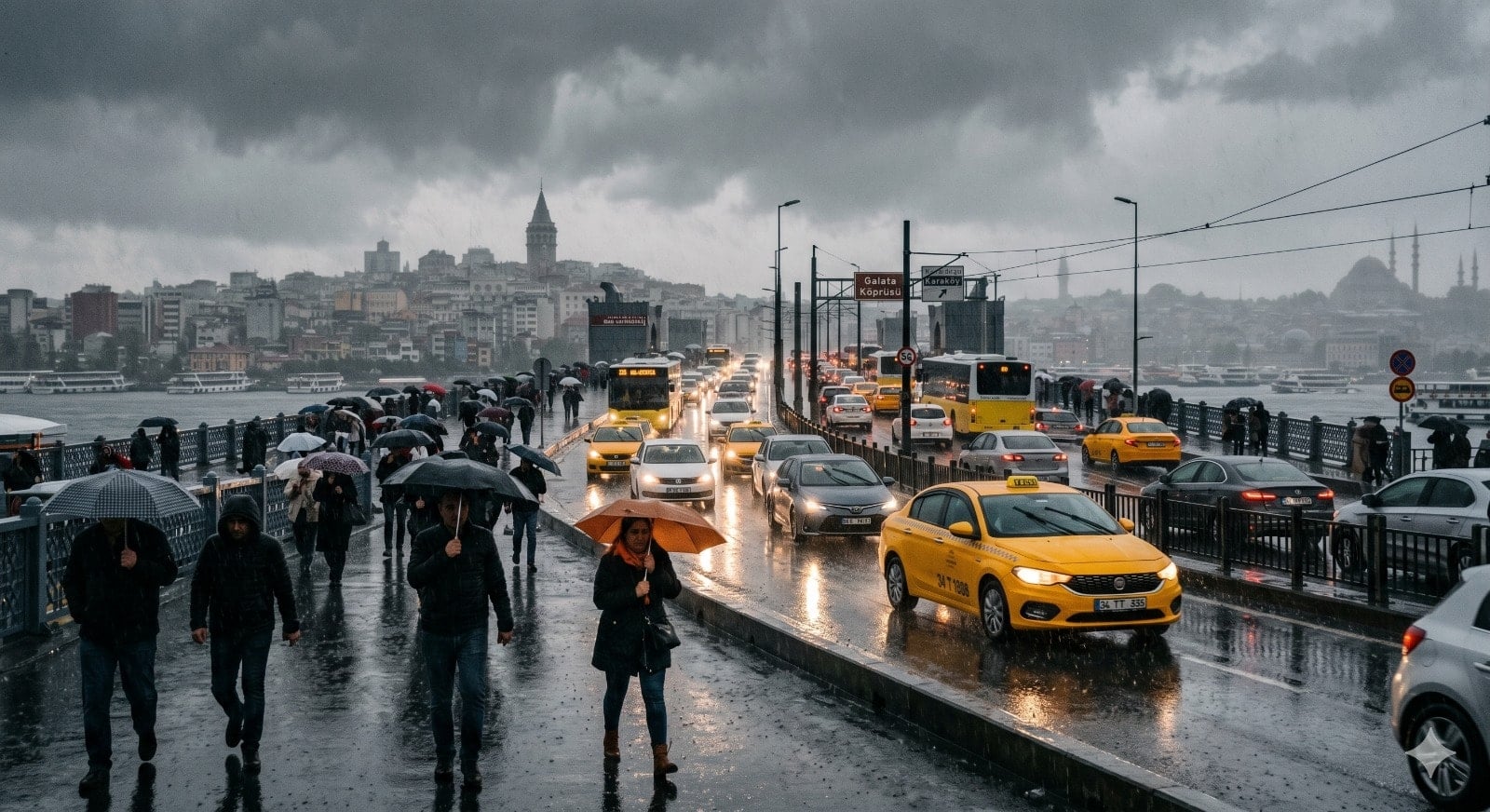Saat verildi: Fırtına İstanbul'u felç edecek
