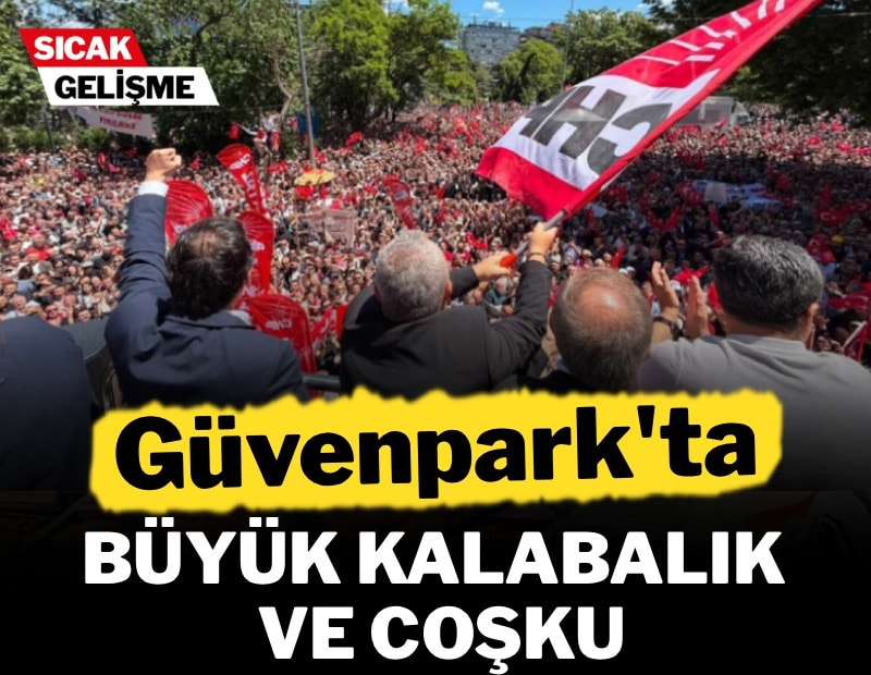 Güvenpark'ta büyük kalabalık ve coşku!