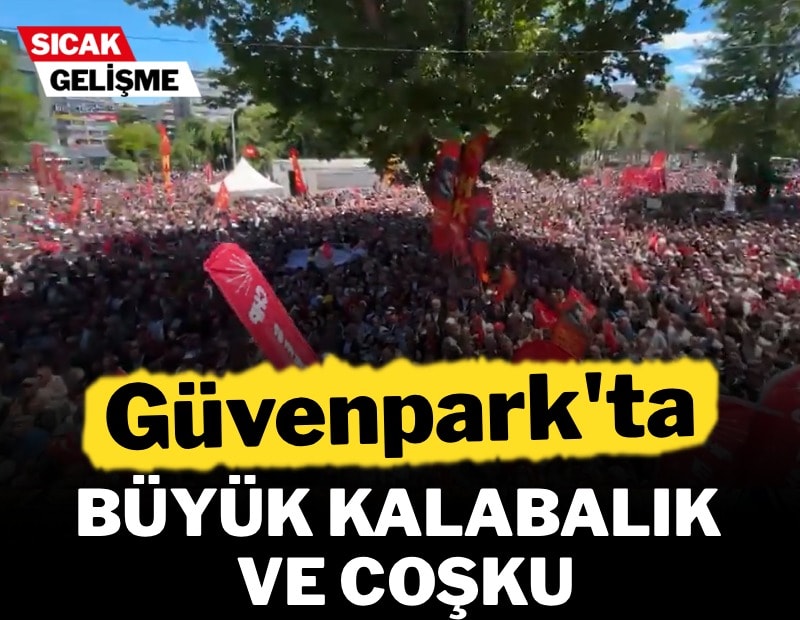Güvenpark'ta büyük kalabalık ve coşku!