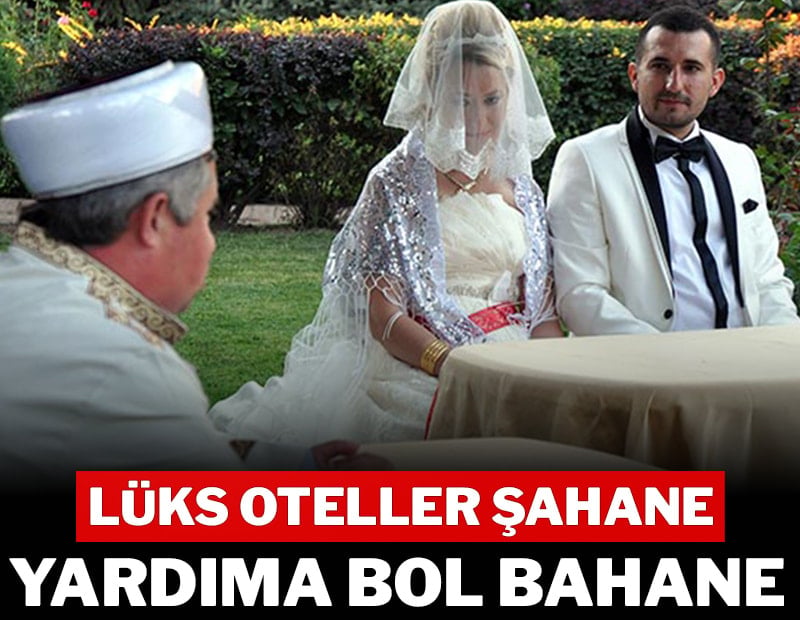 Lüks oteller şahane, yardıma bol bahane