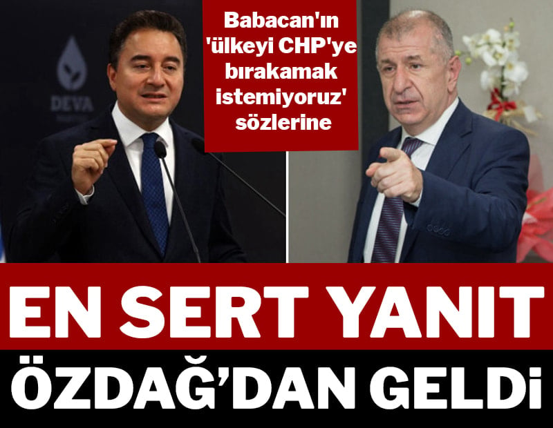Ümit Özdağ'dan Ali Babacan'a ağır yanıt