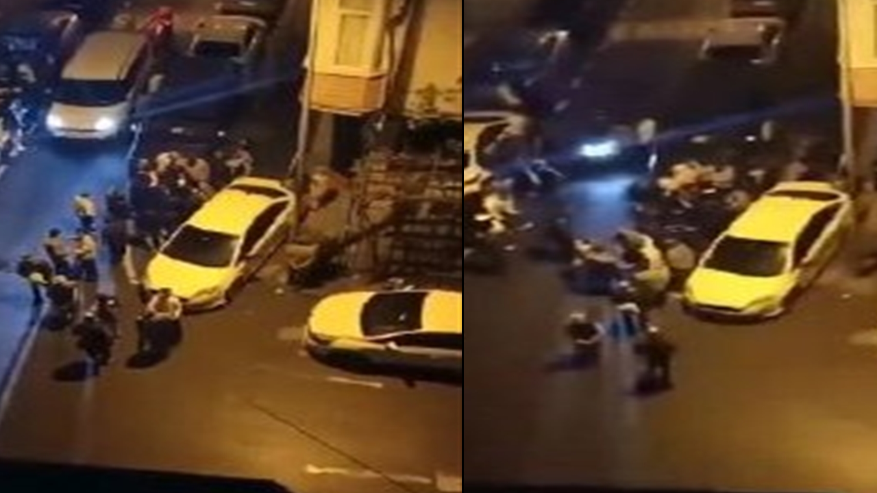 Evlerinin önüne araç park eden adamı hastanelik ettiler