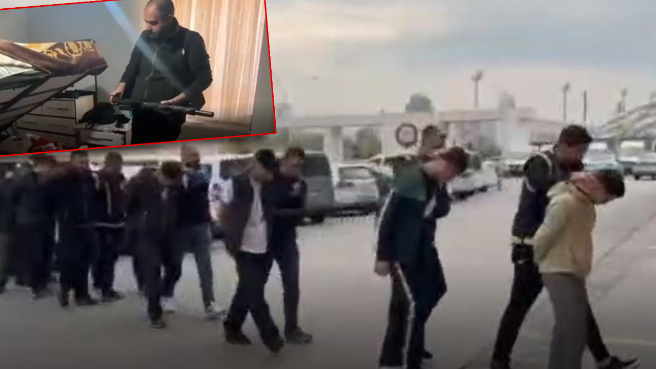 Ankara'da silahlı paylaşım yapanlara kelepçe: Çok sayıda gözaltı