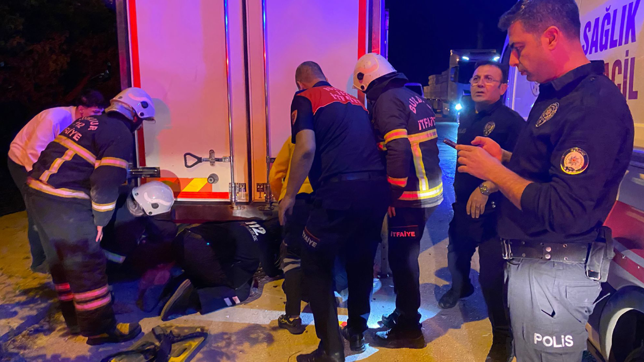 Arkadaşının motosikletiyle feci şekilde can verdi