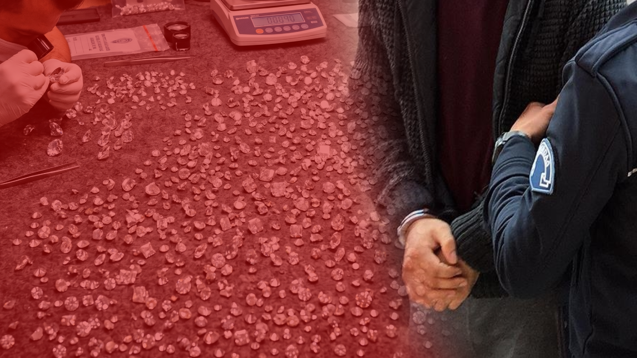 349 milyon liralık pırlanta operasyonu! Çok sayıda gözaltı
