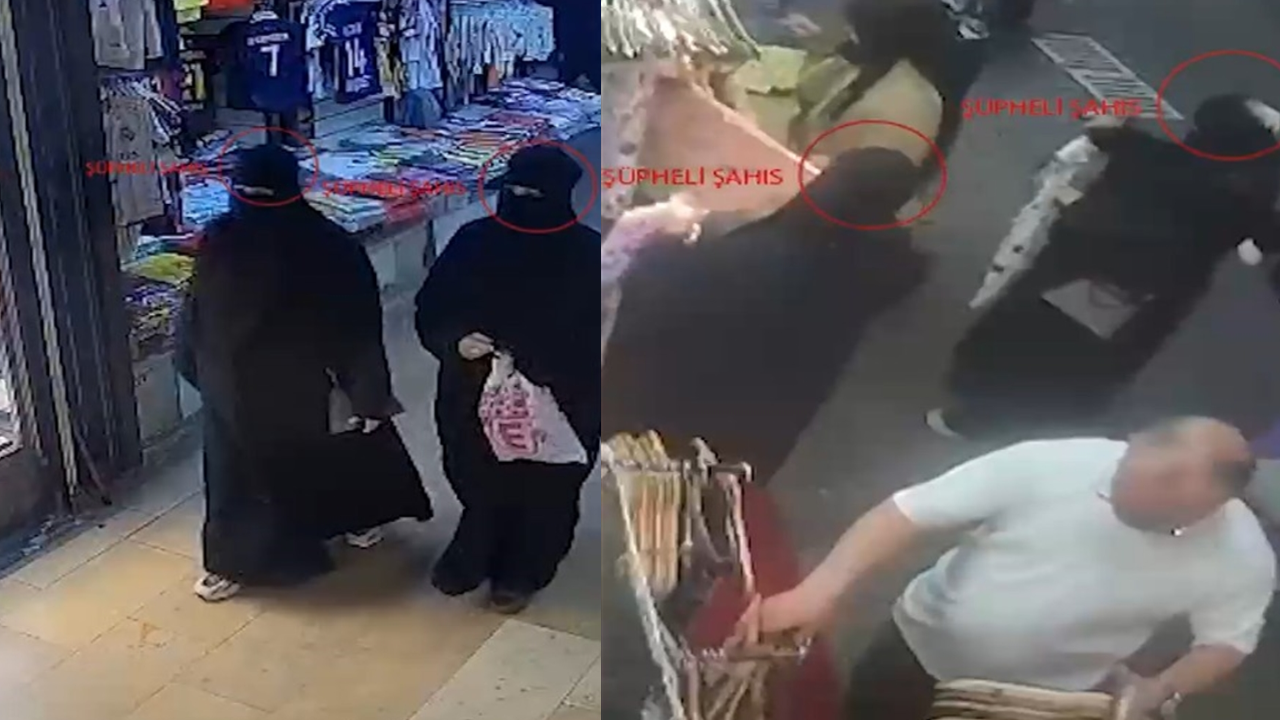 Yankesiciler tanınmamak için çarşaf giyip peçe taktı!