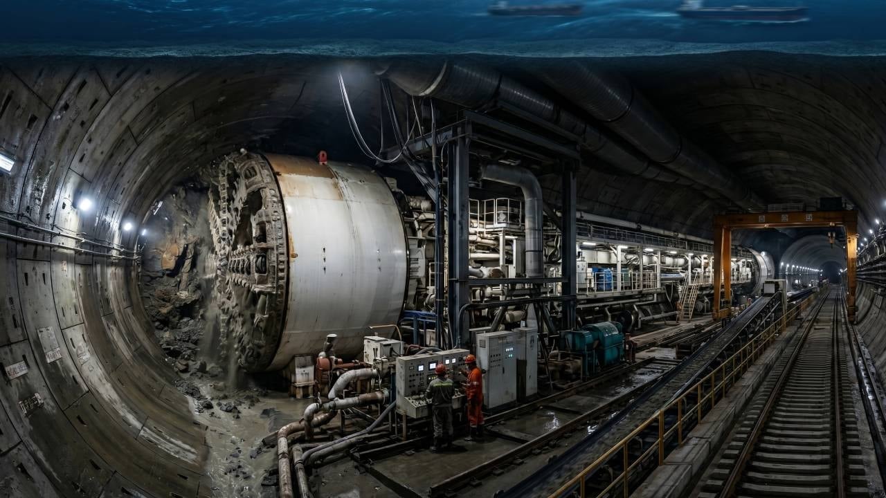 Deniz tabanının 113 metre altına indiler: 13 kilometrelik su altı geçidi yapıyorlar