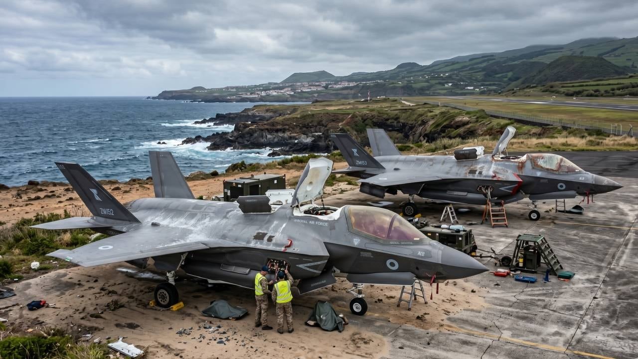 Sıfır kilometre F-35 harp uçakları adada mahsur kaldı