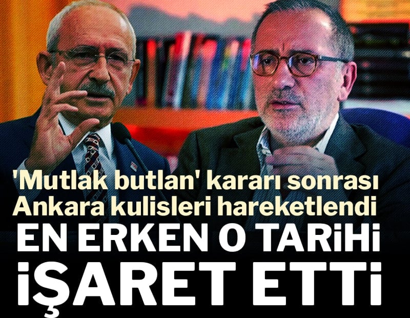 'Mutlak butlan' kararı sonrası Ankara kulisleri hareketlendi: Fatih Altaylı en erken o tarihi işaret etti