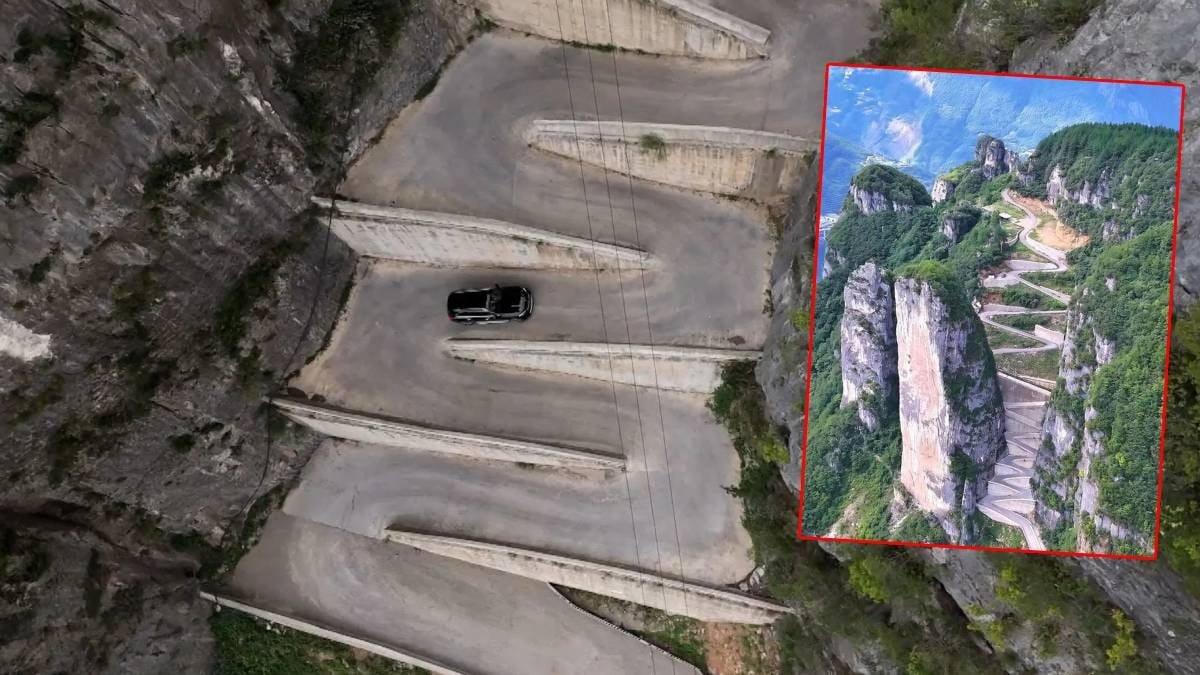Dünyanın en dar virajlı yolu: Tecrübeli sürücüler bile araç sürmeye korkuyor