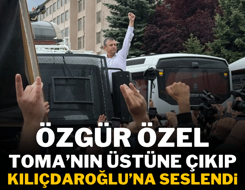 Özgür Özel Meclis'e yürüyor
