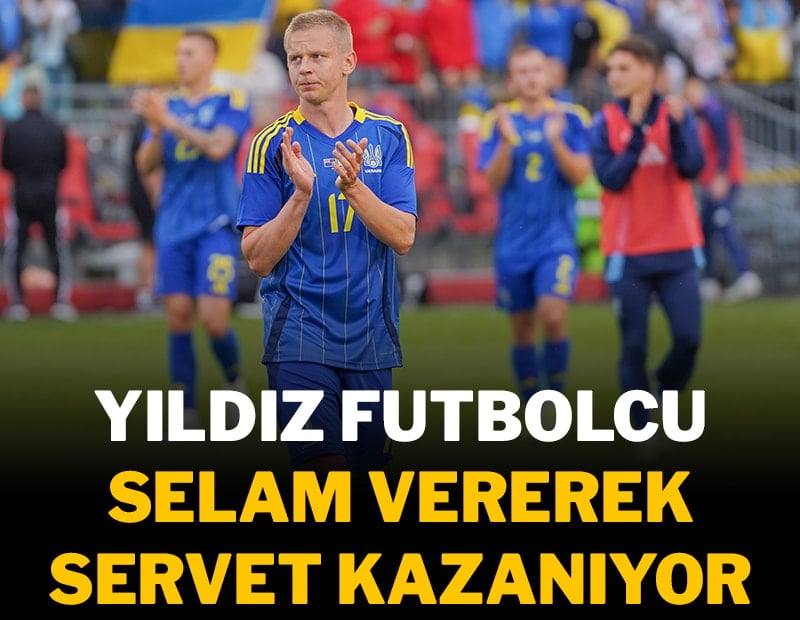 Yıldız futbolcu, selam vererek servet kazanıyor!
