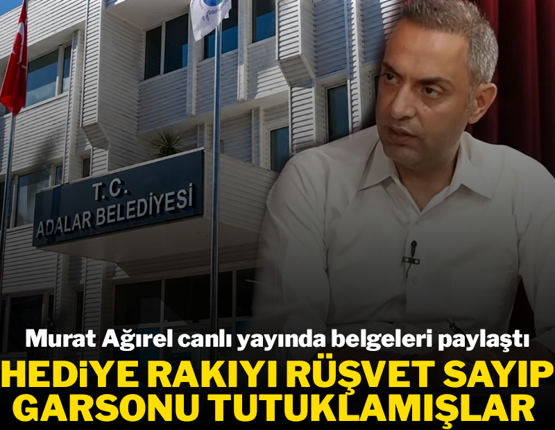 Ağırel canlı yayında belgeleri paylaştı: Rakı hediyesini rüşvet sayıp garsonu tutuklamışlar