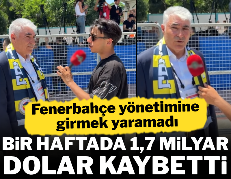 Ünlü iş insanına Fenerbahçe yönetimine girmek yaramadı! Bir haftada 1,7 milyar dolar kaybetti