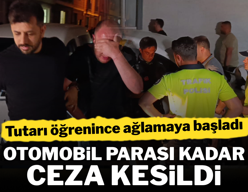 Polisten kaçtı, hayatının şokunu yaşadı! Otomobil parası kadar ceza kesildi