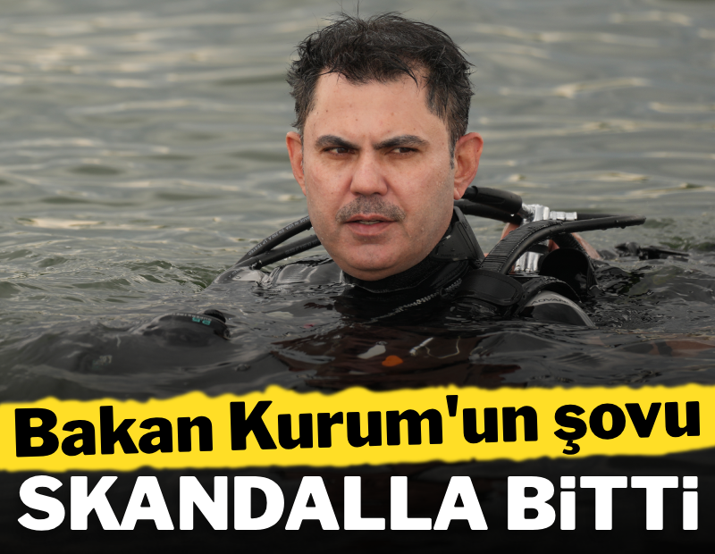 Bakan Kurum'un şovu skandalla bitti!