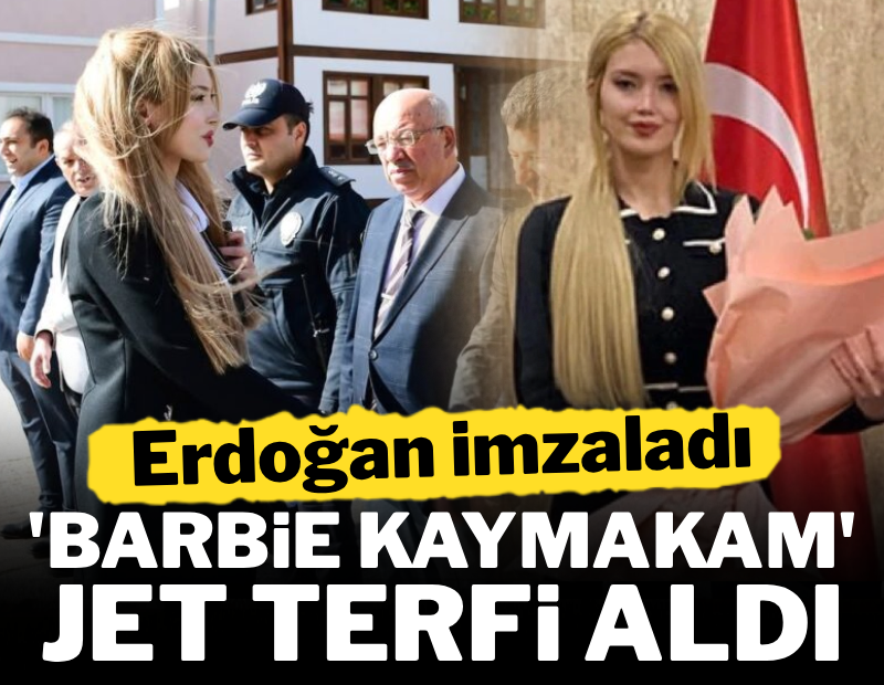 Erdoğan imzaladı, 'Barbie Kaymakam' jet terfi aldı