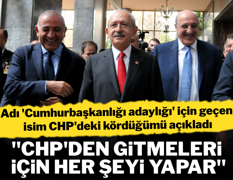 Adı Cumhurbaşkanlığı adaylığı için geçen isim CHP'deki kördüğümü açıkladı