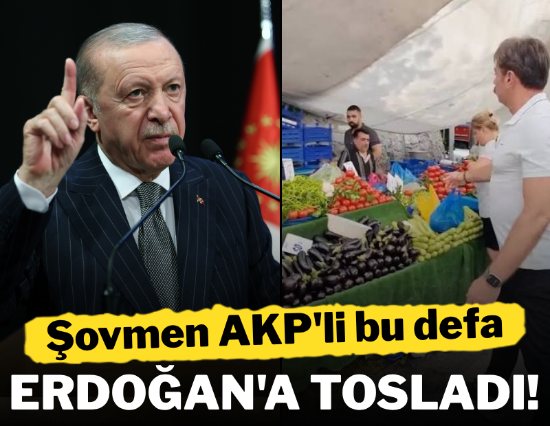 Şovmen AKP'li bu sefer Erdoğan'a tosladı