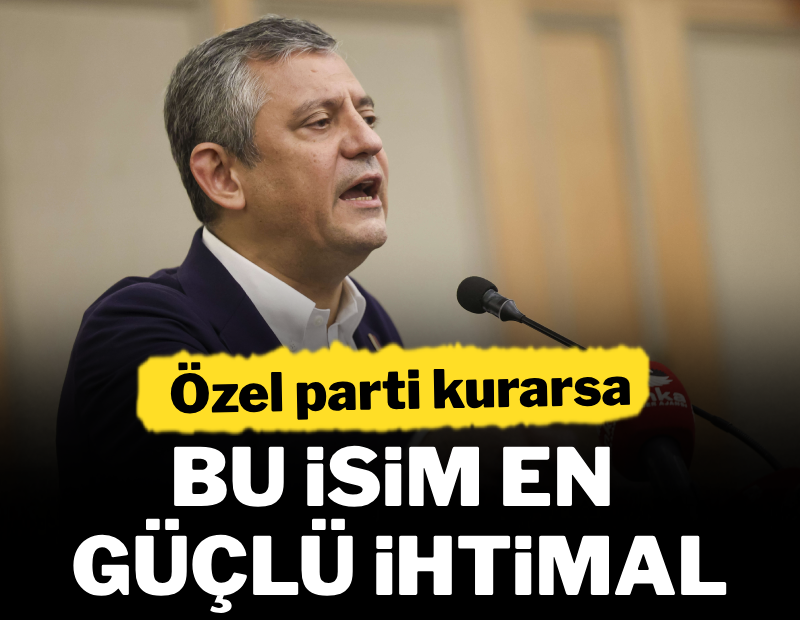 Özel parti kurarsa bu isim en güçlü ihtimal!