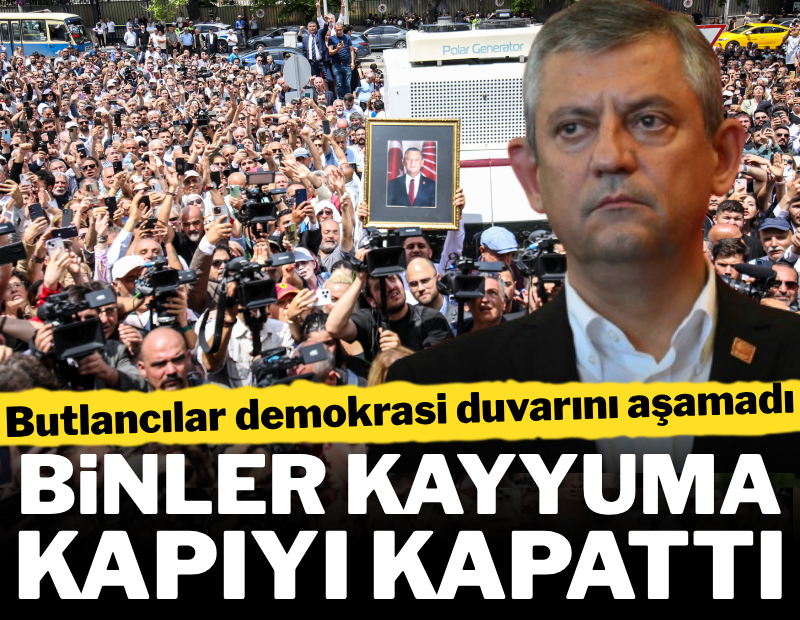 Binler kayyuma kapıyı kapattı