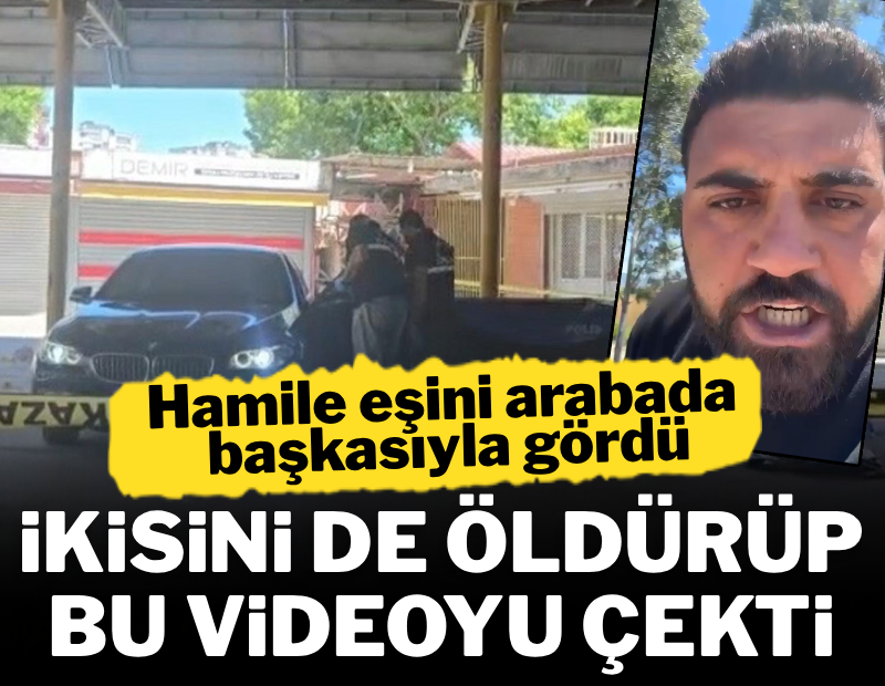Hamile karısını arabada başkasıyla gördü, ikisini de öldürüp bu videoyu çekti