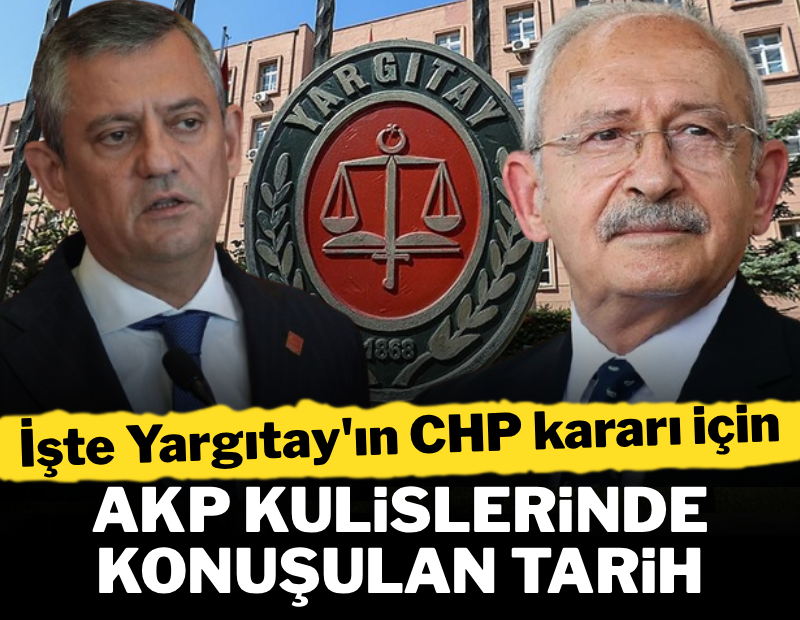 Yargıtay'ın CHP kararı için AKP kulislerinde konuşulan tarih