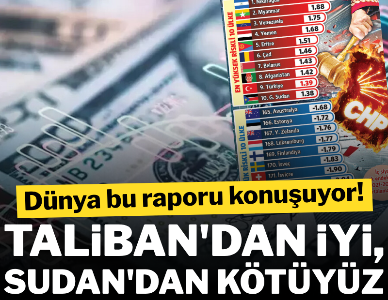 Taliban'dan iyi, Sudan'dan kötüyüz!