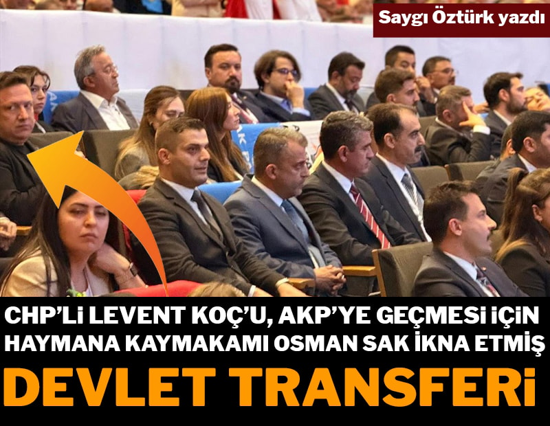 Kaymakam nezaretinde başkan transferi