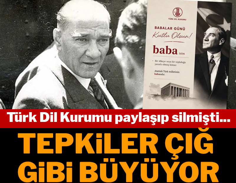 Türk Dil Kurumu paylaşıp silmişti: Tepkiler çığ gibi büyüyor