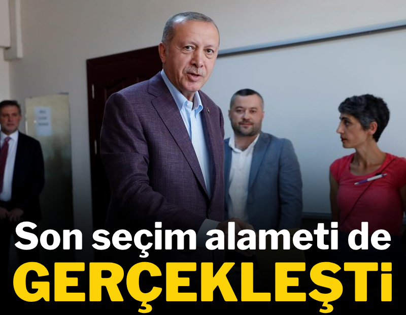 Son seçim alameti de gerçekleşti