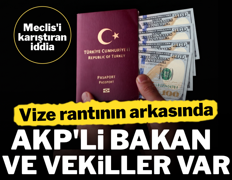 'Vize rantının arkasında AKP'li bakan ve vekiller var'