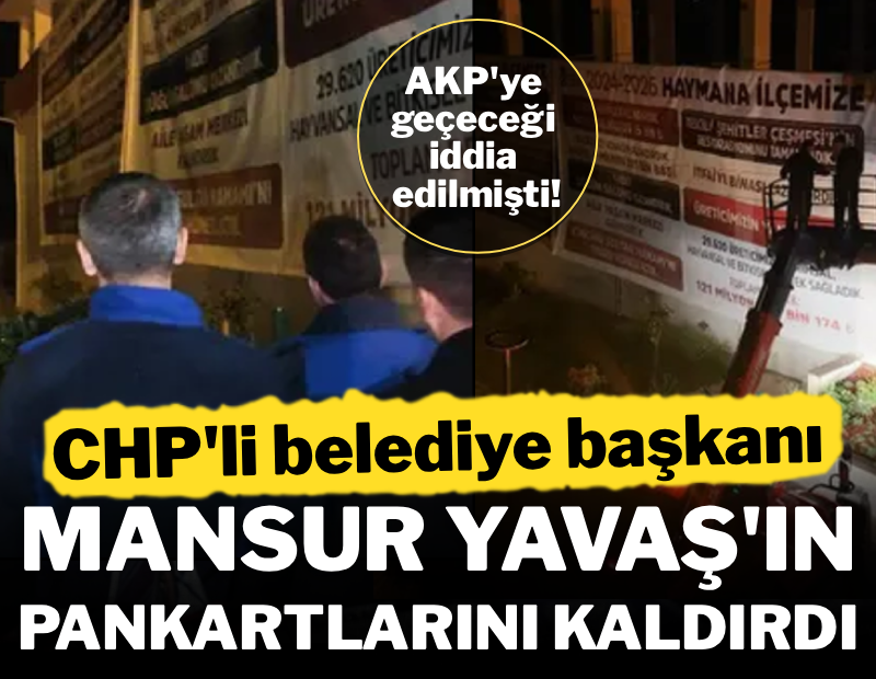 AKP ile el sıkışınca Mansur Yavaş'ı tek kalemde sildi