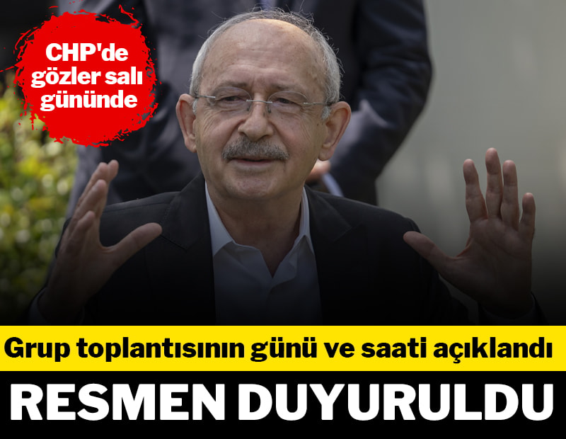 CHP'de gözler salı gününde... Resmen duyuruldu: Grup toplantısı günü ve saati açıklandı