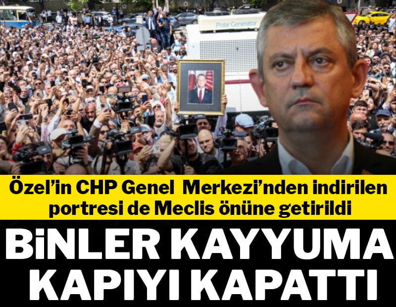 Binler kayyuma kapıyı kapattı