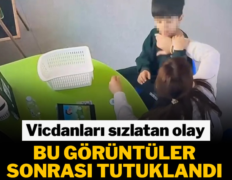 5 yaşındaki Otizmli çocuğa şiddet kamerada