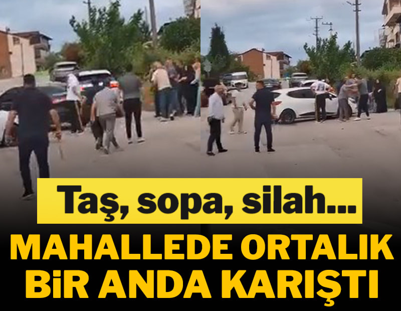 Aileler arasındaki kavgada silahlar konuştu! Yaralılar var