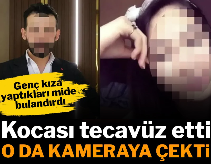 Karı-kocanın genç kıza yaptıkları mide bulandırdı: Biri cinsel saldırıda bulundu, diğeri görüntü aldı
