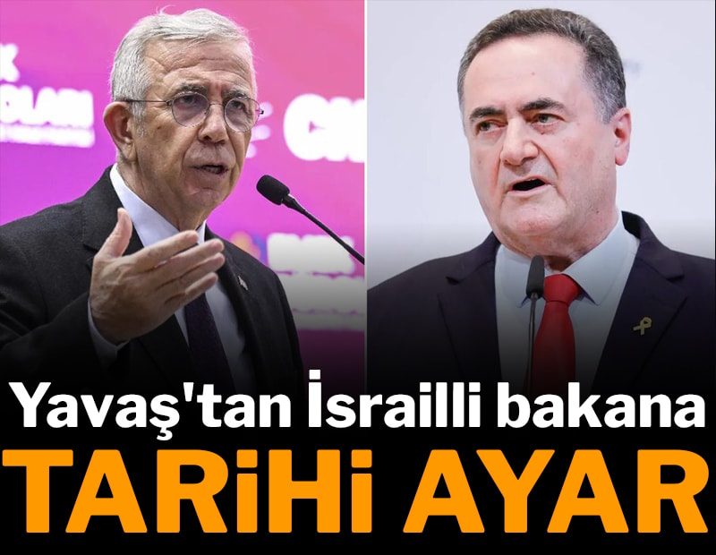 Mansur Yavaş'tan İsrailli bakana tarihi ayar