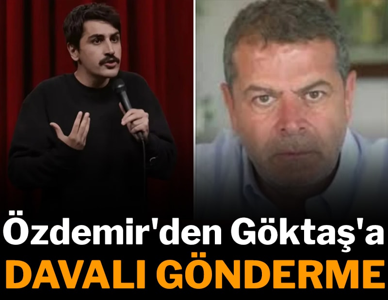 Cüneyt Özdemir'den Deniz Göktaş 'a 'davalı' gönderme