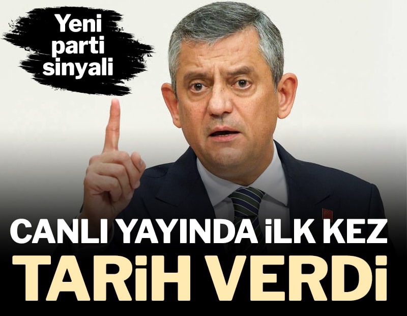 Özgür Özel’den yeni parti sinyali: Canlı yayında ilk kez tarih verdi