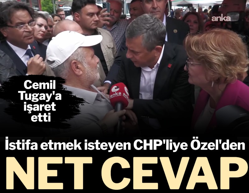 İstifa etmek isteyen CHP'liye Özgür Özel'den net cevap!