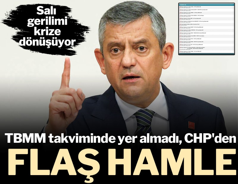 Resmi takvimde yer almadı: CHP'den flaş hamle