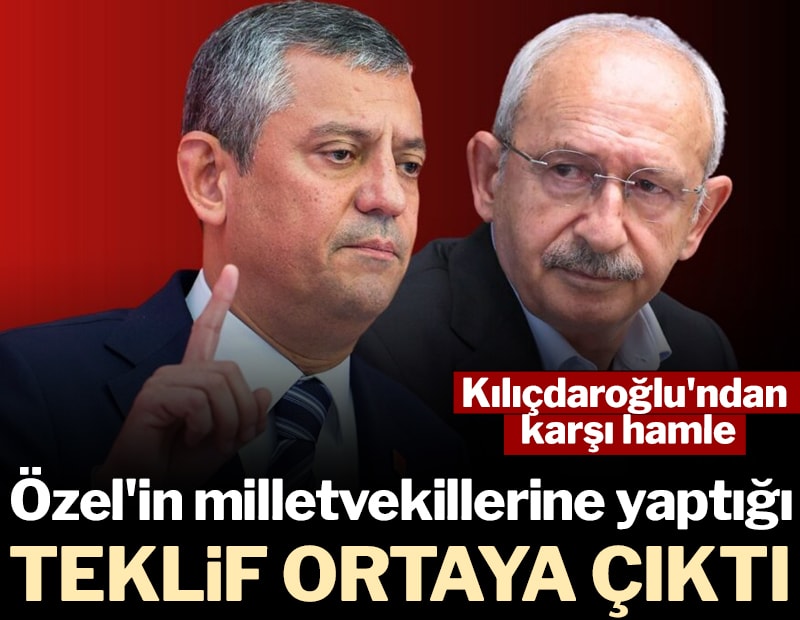 Özgür Özel'in milletvekillerine yaptığı teklif ortaya çıktı